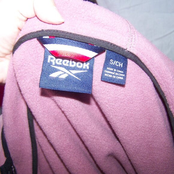 Reebok NWT Outerwear Fleece-Lined Jacket - Dusty Rose Sz S - Picture 15 of 15